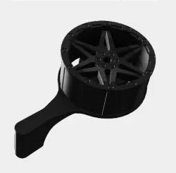 spektrum DX5C steering wheel with thumb