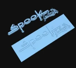 SPOOK FACTORY ARCHIVES TEMPLATES LOGOS SET WALL ART