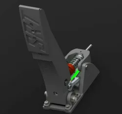 SRT P1 Sim Racing Throttle Clutch Pedal