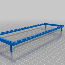 Stackable Parametric Syringe Rack