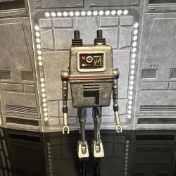 STAR WARS VINTAGE IG-88 GONK DROID,  I-GONK CUSTOM UNPRODUCED KENNER, HASBRO ACTION FIGURE, 3.75", 1/18, 5POA