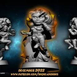 STARFIRE CHIBI DC MARVEL UNITED