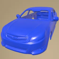 Subaru Legacy Liberty sedan 2010 Printable Car Body