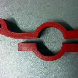 Support bar clamp 90°