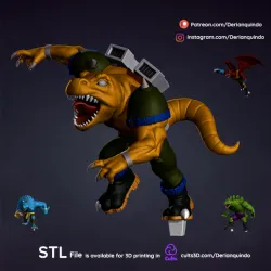T-Bone / Extreme dinosaurs fanart