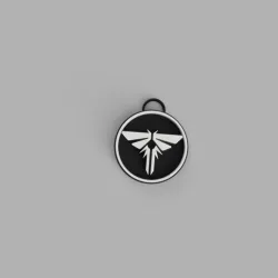 The Last Of Us Fireflies Logo Keychain (Dual Extrusion)