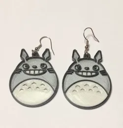 Totoro Earring-Aritos