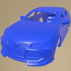 Toyota Avalon TRD 2018 Printable Car Body