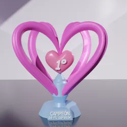 Trofeo día del amor / Trophy Valentine's Day