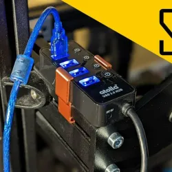 USB Attola hub mount for 4040 or 8040 aluminum profile