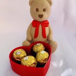 Valentine's Day bear for chocolates