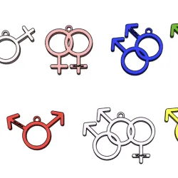 Valentines STL Pendant File 3D printer 3d stl model STL 3d design 3d stl files Venus Mars