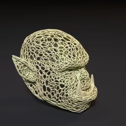 Warcraft Orc Head