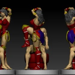 Wonder Woman Fan Art Lap  Sexy