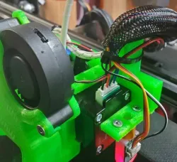 X axis bracket linear rails bltouch