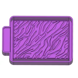 Zebra RECTANGULAR SOAP MOLD - 3D MODEL MOLDING FOR MAKING SILICONE MOULD