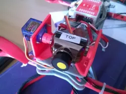 1 Axis Pitch 3d Printed Gimbal with micro servo (PWM) for Horizon HD 1080p cam.