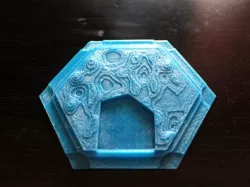 3D Catan Port Water Tile