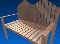 Banc en bois