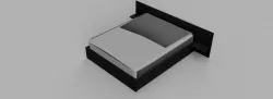 Black Brick Bed Queen