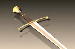 Brass-Hilted Long Sword