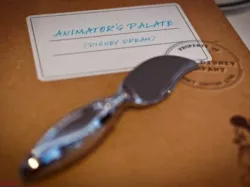 Disney Animator's Palate Restaurant Paintbrush Butter Knife