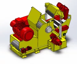 Drum Wood Chipper Machine