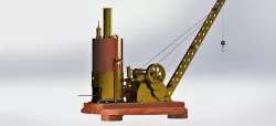 Grue jouet  LBSC steam crane