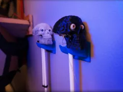 Hang many things, including wide shavers, wall hook