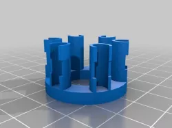 Hex rubber band loom fishtail maker