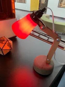 Mix Media Desktop Lamp