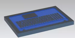 Mold of cover of laptop keyboard