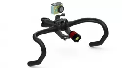 Mount for action camera and flashlight