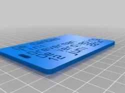 My Customized Customizer Version of luggage label v2