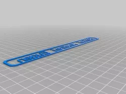 My Customized Tag with round clip