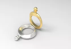 Möbius strip Ring