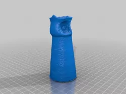 Scan of clay owl.
