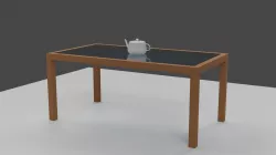 Screwless wooden table