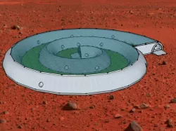 Spiral Mars Base