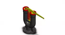 Spring loaded safety valve