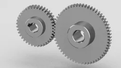 Spur Gear – Helical Gear – Assembly – Motion