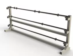 Storage frame for roll products