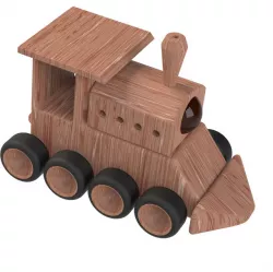 Train - Wood - Toy 02