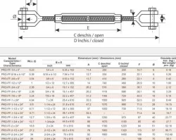 Turnbuckles DIN 1480 fork fork