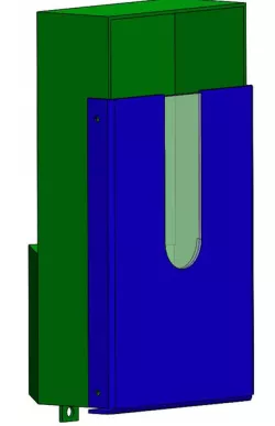 Vertical Hopper for Noztek Extruder