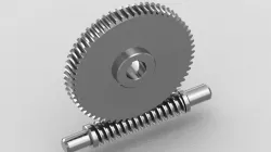 Worm Gear – assembly – motion