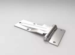 Zinc plated steel hinge