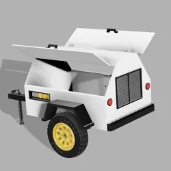 1/10 Scale Generator Trailer