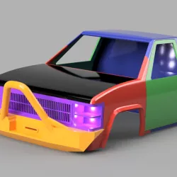 1/10 Scale Truck Cab