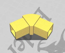 120 degree connector for profiles (łącznik do profili)